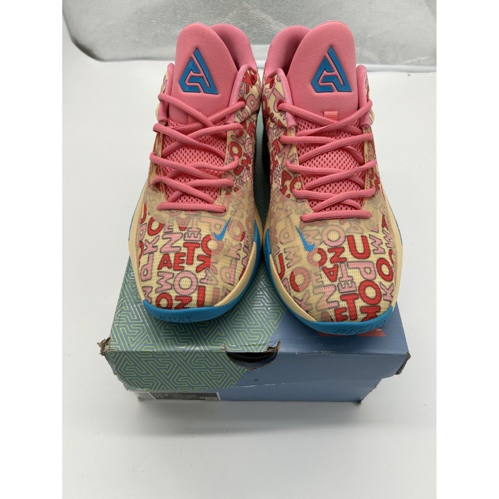 Nike Zoom Freak 4 Mens basketball shoes Giannis Antetokounmpo US 10.5 Pink